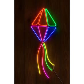 Balão De Festa Junina Em Led Neon 78X32 Decoração Tam G