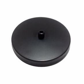 Canopla Lustre Pendente Cilíndrica Vivare Md-1004 11x1,2cm Preto
