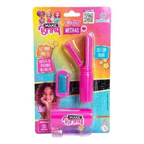 Giz para Pintar Cabelos MakeBrinq MK80 Verde - Polibrinq