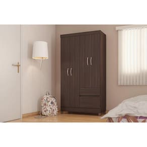 Guarda Roupa 4 Portas e 2 Gavetas Lotus Cafe Touch - Demóbile