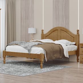 Cama Casal 1,40 Linha Ouro Madeira Maciça 2257FN Freijó Finestra