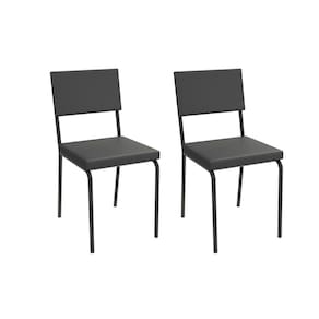 Cadeira de Cozinha Zaria 2C128PRF Aço Kit 2 Un Preto/ano Preto - Kappesberg