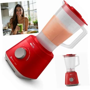 Liquidificador Daily Philips Walita RI2110 2 Velocidades 550W 2L Vermelho BPA Free Função Crush