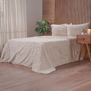 Kit Colcha Queen Luxor Jacquard 100% Poliéster 230x250cm