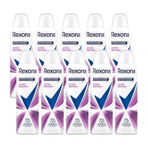 Kit 10 Desodorante Antitranspirante Rexona Active Emotion Aerosol com 150ml