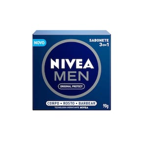 Sabonete em Barra 3 em 1 Nivea Men Protect 90g