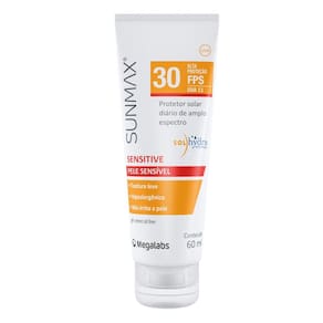 Protetor Solar Sun Max Sensitive FPS 30 Gel Creme com 60ml