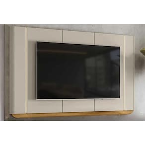 Home p/ TV até 75 Pol Santorini 239x141cm Tauari/Off White Fosco - Linea Brasil