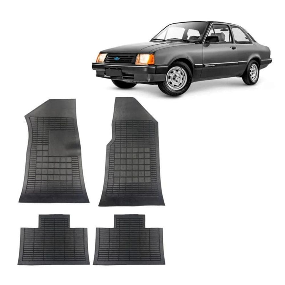 Tapete Borracha Gm Chevette Marajo 4 Pcs