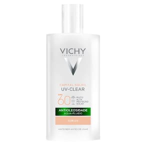 Protetor Solar Facial Vichy Capital Soleil UV-Clear Antioleosidade Aqua Fluido FPS 60 Cor 2.0 40g