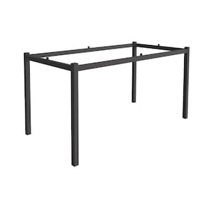 Base de Mesa p/ Cozinha Reno M001 Aço s/ Tampo Preto - Kappesberg