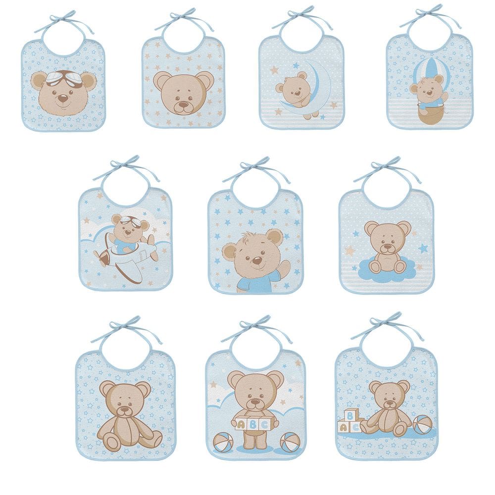 Babador Felpudo 3 Unidades Bublim