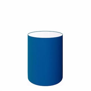 Cúpula em Tecido Cilindrica Abajur Luminária Cp-4012 18x25cm Azul Marinho