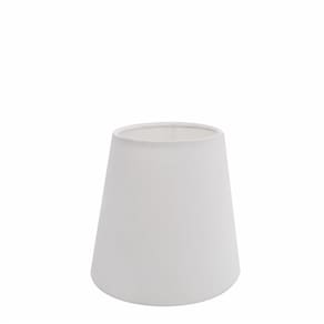 Cúpula em Tecido Cone Abajur Luminária Cp-2004 14/08x13cm Branco
