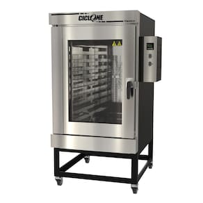 Forno Turbo Elétrico Venâncio Ciclone 10 esteiras Interior Inox Exterior Aço Carbono Trifásico 380V FTCE10