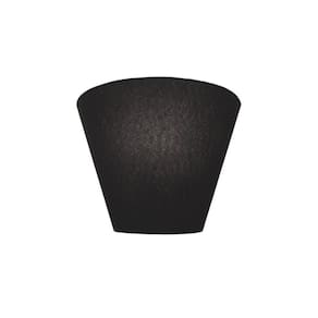 Arandela Retro Cone Md-2001 Cúpula em Tecido 25/26x13cm Preto - Bivolt