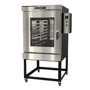 Forno Turbo Elétrico Venâncio Ciclone 8 esteiras Interior Inox Exterior Aço Carbono Trifásico 220V FTCE8