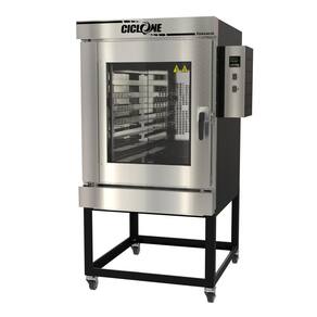 Forno Turbo Elétrico Venâncio Ciclone 8 esteiras Interior Inox Exterior Aço Carbono Trifásico 380V FTCE8