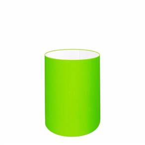 Cúpula em Tecido Cilindrica Abajur Luminária Cp-4012 18x25cm Verde Limão