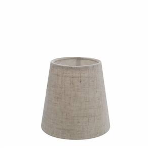 Cúpula em Tecido Cone Abajur Luminária Cp-2004 14/08x13cm Rustico Bege