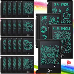 Tablet de escrita LCD Zhehao de 24 peças para crianças com tela de 4,5 polegadas