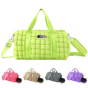 Mochila XSUIOY acolchoada Travel Gym com compartimento verde