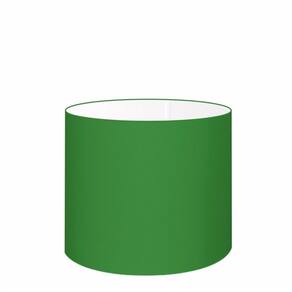 Cúpula em Tecido Cilíndrico Abajur Luminária Cp-4143 35x25cm Verde Folha
