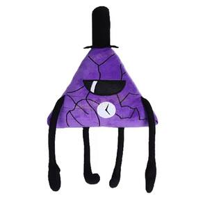 Plush Doll Falls Bill Cipher 16,5 polegadas roxa para crianças e adultos