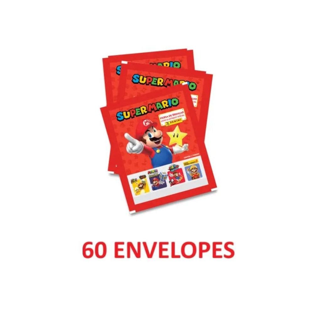 SUPER MARIO - Kit Com 60 Envelopes