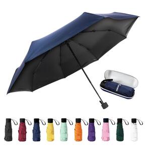 Guarda-chuva de viagem compacto GAOYAING UV Protection Azul marinho