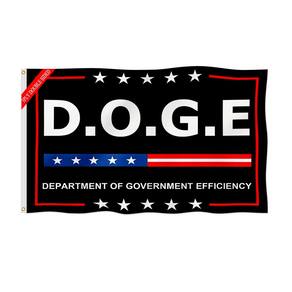 Bandeira Bolcagob de dupla face DOGE D.O.G.E. 100D poliéster 3 x 5 pés