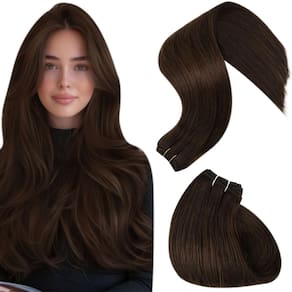 Extensões de cabelo Hetto Sew in Real Human Hair 50cm Brown 100g