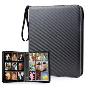 Encadernador de cartas colecionáveis WOT I 630, bolsos com zíper de beisebol