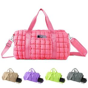 Mochila XSUIOY acolchoada Travel Gym para mulheres rosa
