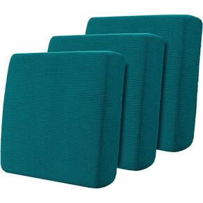 Capas de almofada Hokway Reversíveis Azul-petróleo para sofá (3 unidades)
