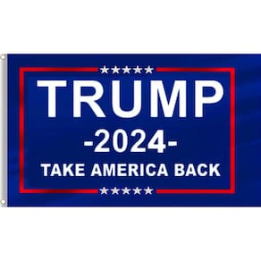 Bandeira BUELOIGS Take America Back Trump 2024 180x300cm Poliéster