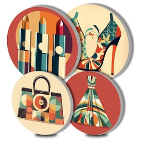 Tampa de fogão Tucocoo Pop Art Decor para fogão a gás de 20 cm e 25 cm