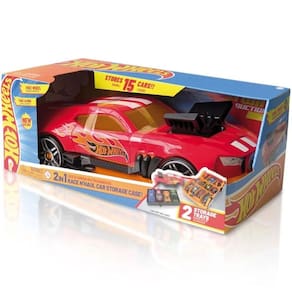 Porta Carrinhos Radical 2 Em 1 Portátil Vermelho - Fun