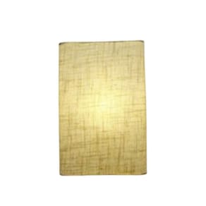 Arandela Retangular Retro Md-2029 Cúpula em Tecido 18x10x30cm Rustico Bege - Bivolt