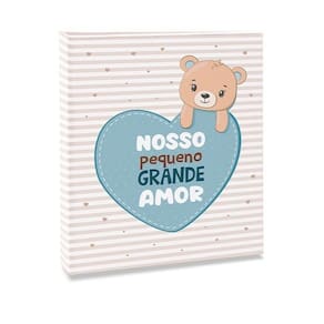 Álbum De Fotos Diário Do Bebê 120 Fotos 10X15 Grande Amor