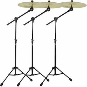 Kit 3 Estantes Girafa De Prato Bateria Com Feltro B12G Ask