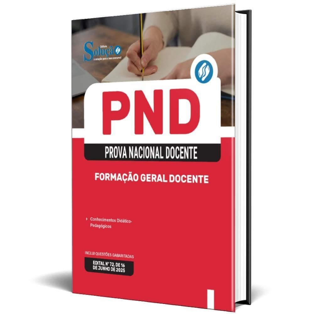 Apostila Pnd  Cnu Professores  2025 Formação Geral Docente