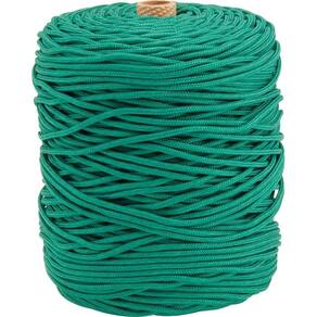 Corda Multifilamento Trançada 4,0Mm 4,0Kg 400 Metros Verde P