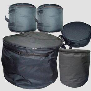 Capa Bag Bateria 5 Pçs Acolchoada Nylon 600 Resistente