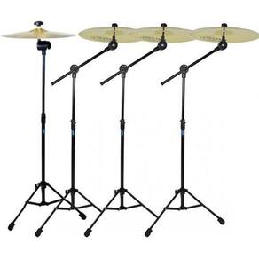 Kit 3 Estantes Girafa De Prato B12G + 1 Estante Reta Pratos