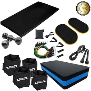 Kit Funcional Step+ Colchonete +Caneleira 2 E 4 Kg +