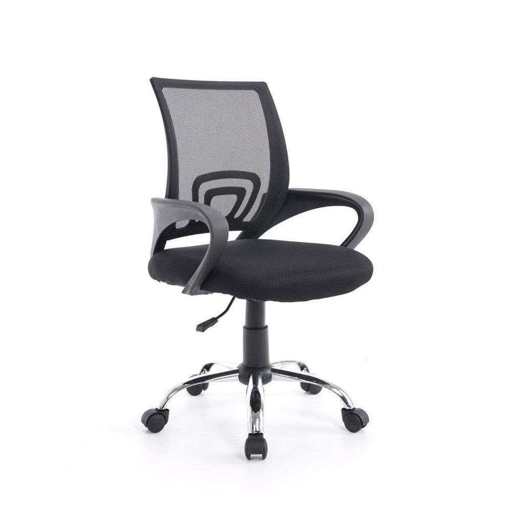 Cadeira Office Giratória Mesh Executiva Preta - Bch-59Bk