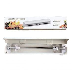 Suporte Plástico Filme Cozinha Embalar Alimentos