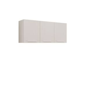 Armário Aéreo Triplo Cozinha New Valência 3 Portas Branco - Sallêto
