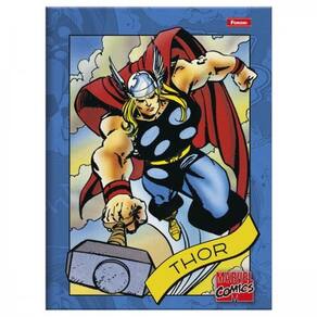 Caderno Broch.Costurado 80 Folhas Marvel Comics Capa4-Foroni
